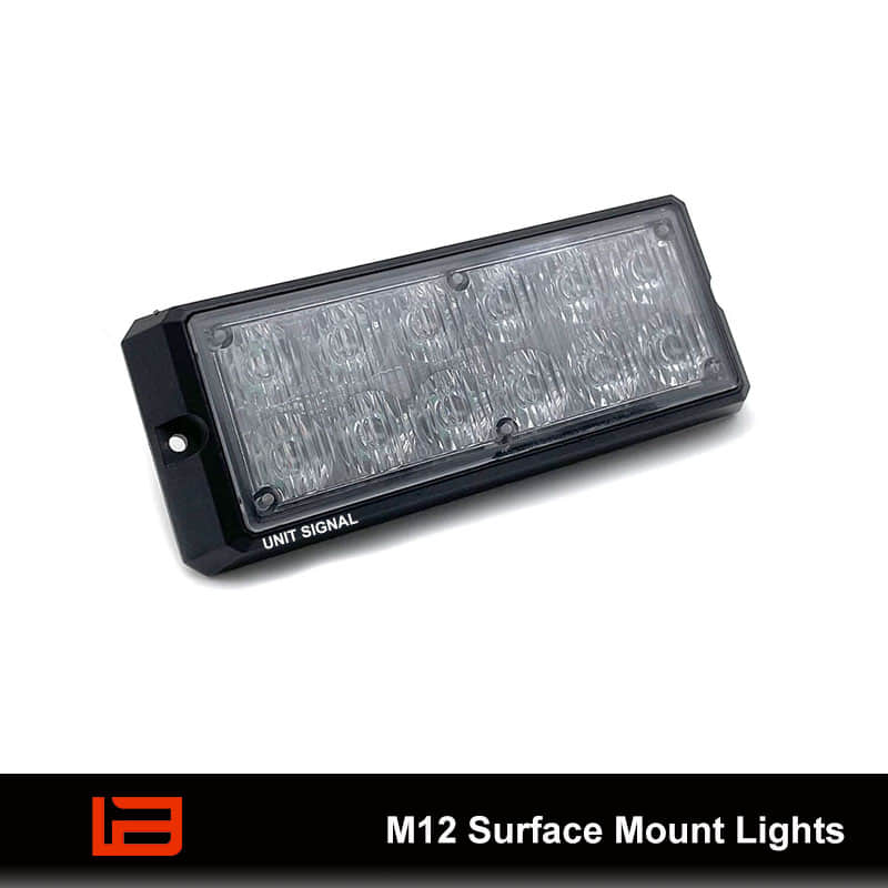 M12 Luces LED de montaje en superficie y rejilla